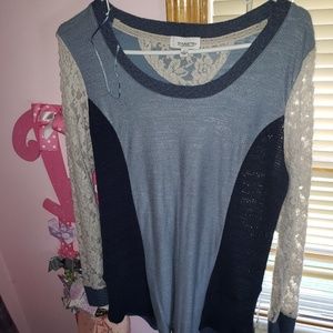 Multi Blue Long Sleeve Shirt